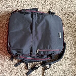 Black and Red Backpack